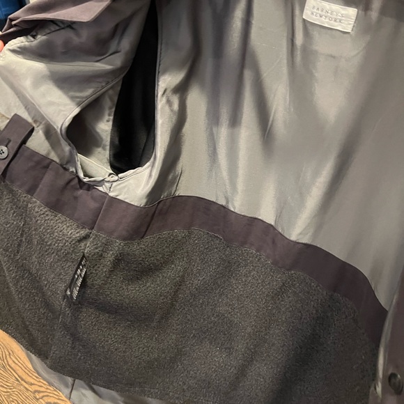 Vintage Barneys New York Mens Size M Rain/Trench Style Jacket in Off Black - Picture 7 of 15